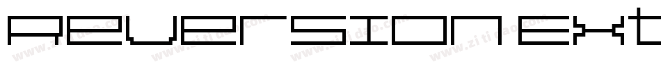 Reversion ExtraBold字体转换